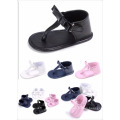 Newest European style Pink casual summer sandals Girls shoes comfortable fashion bowknot shoes beach shoes plain flip flops